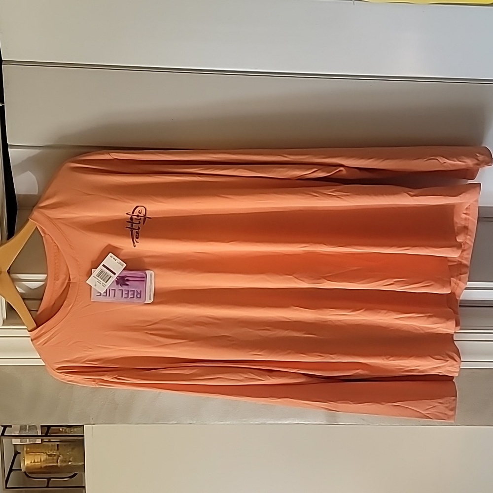 NWT REEL LIFE Fishing Long Sleeve Tee